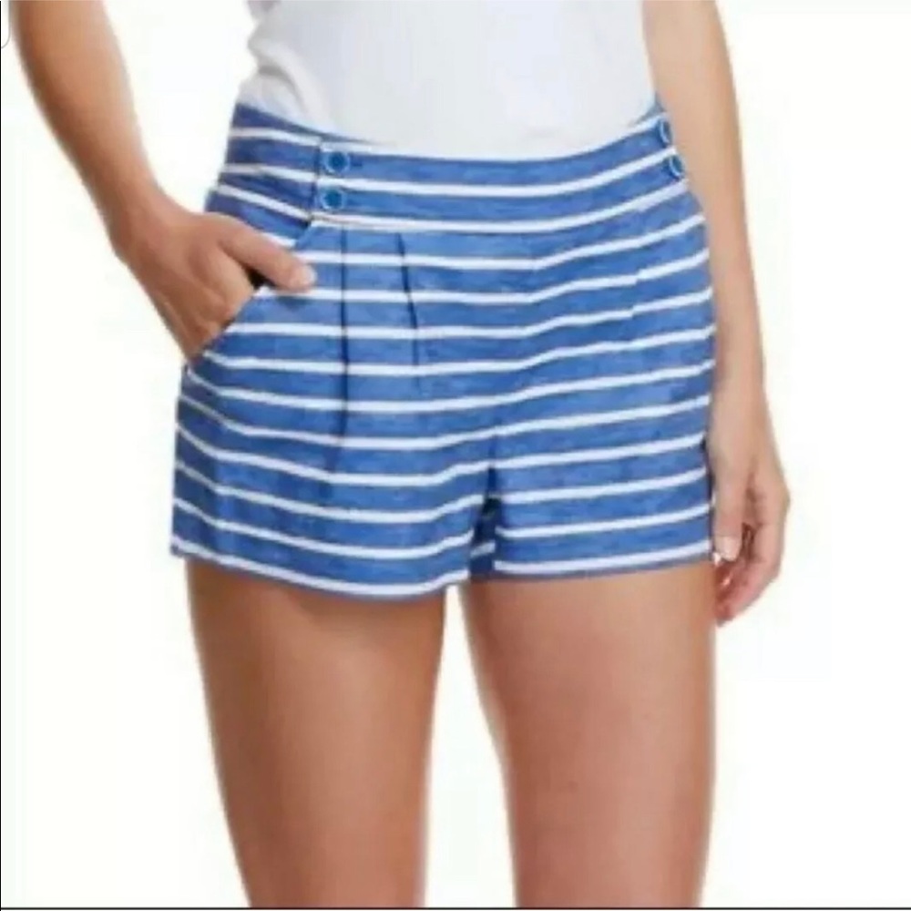 NWT Vineyard Vines Blue Striped Shorts Size 6